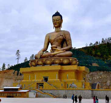 Buddha Dordenma Statue in Bhutan