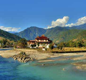 Punakha in Bhutan