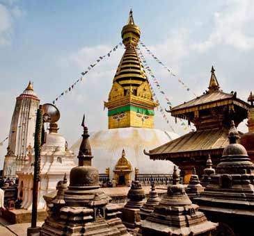 Swayambhu Temple in Nepal